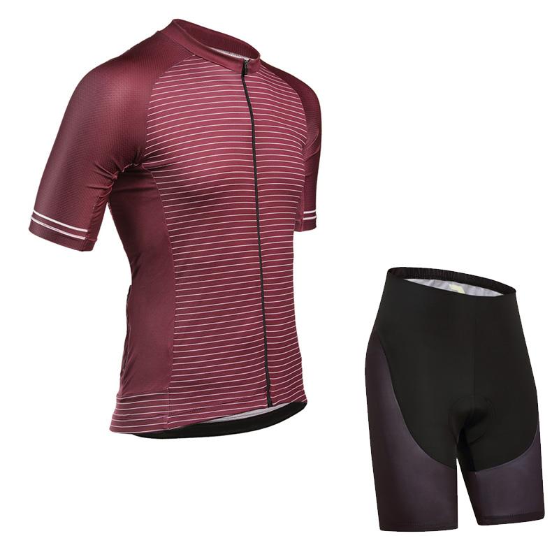 Men's Short Sleeve Cycling Jersey (Bib) Shorts DKGEMN-083