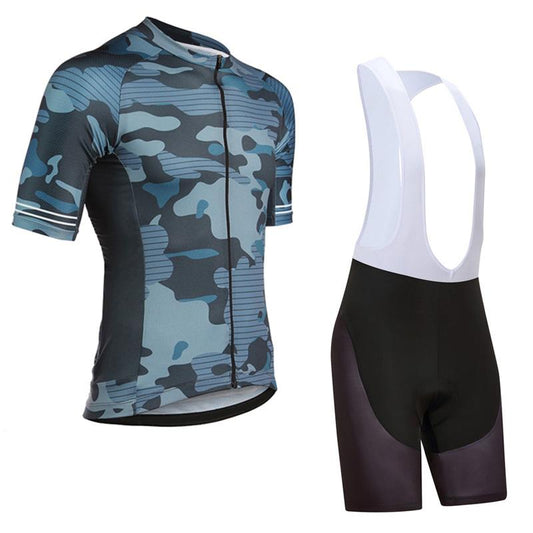 Men's Short Sleeve Cycling Jersey (Bib) Shorts DKGEMN-085