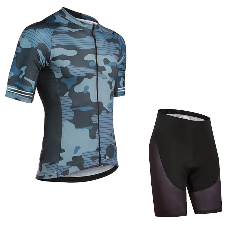 Men's Short Sleeve Cycling Jersey (Bib) Shorts DKGEMN-085