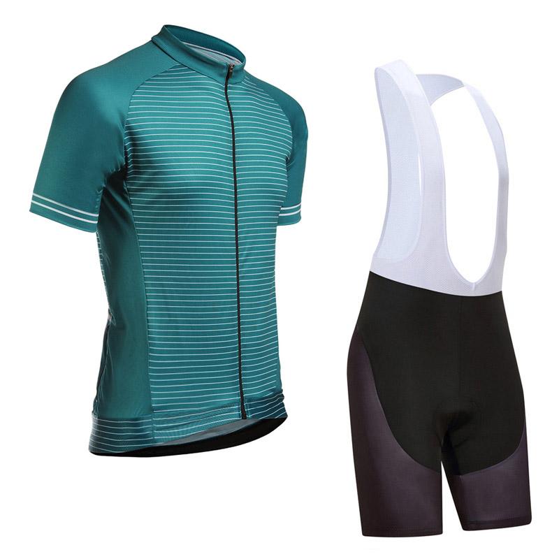 Men's Short Sleeve Cycling Jersey (Bib) Shorts DKGEMN-087