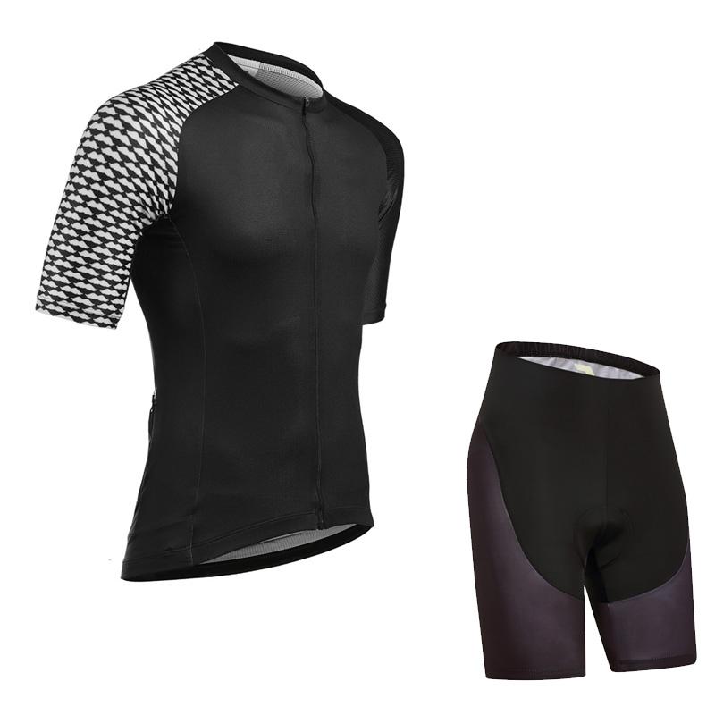 Men's Short Sleeve Cycling Jersey (Bib) Shorts DKGEMN-088