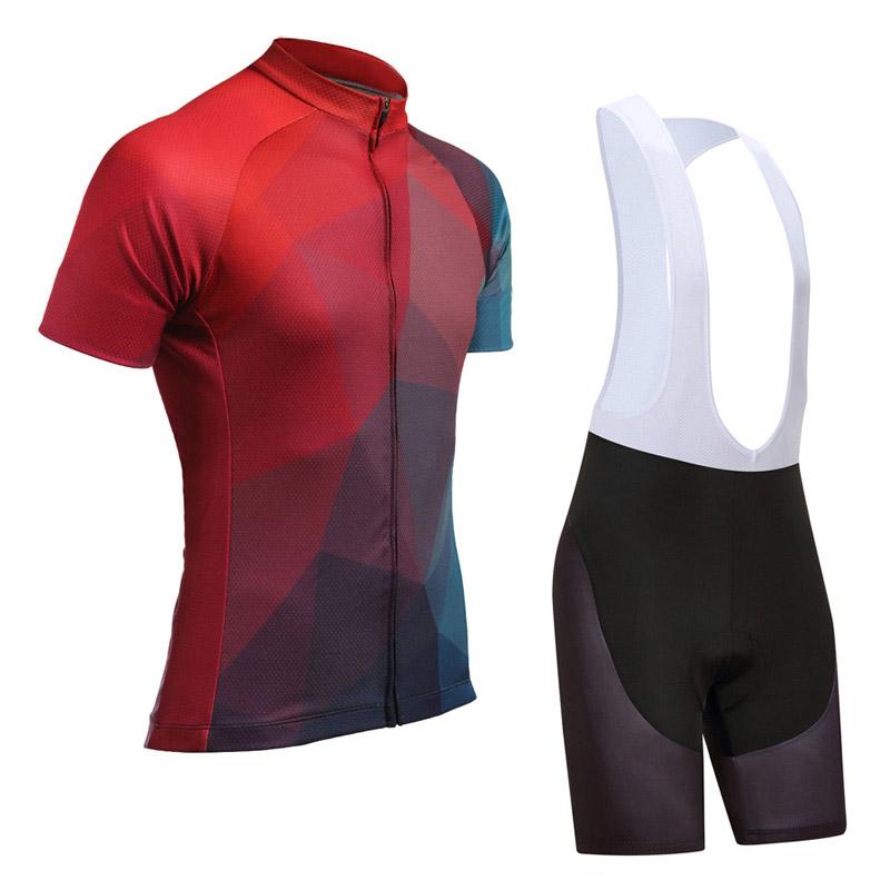 Men's Short Sleeve Cycling Jersey (Bib) Shorts DKGEMN-090