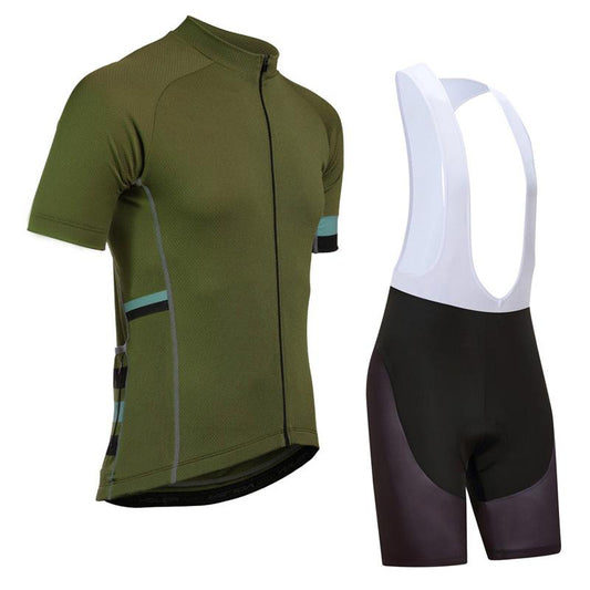 Men's Short Sleeve Cycling Jersey (Bib) Shorts DKGEMN-096
