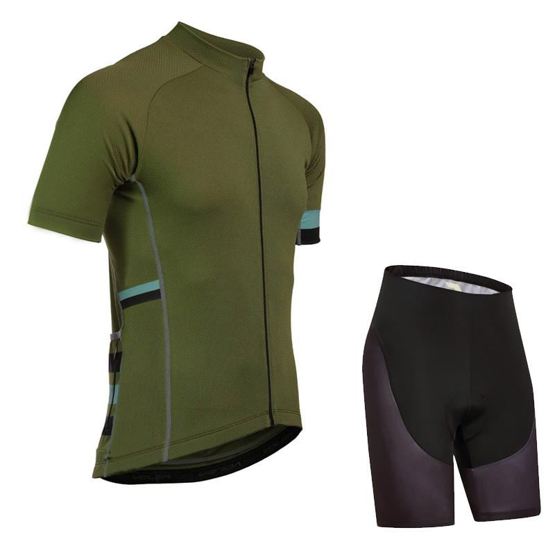 Men's Short Sleeve Cycling Jersey (Bib) Shorts DKGEMN-096