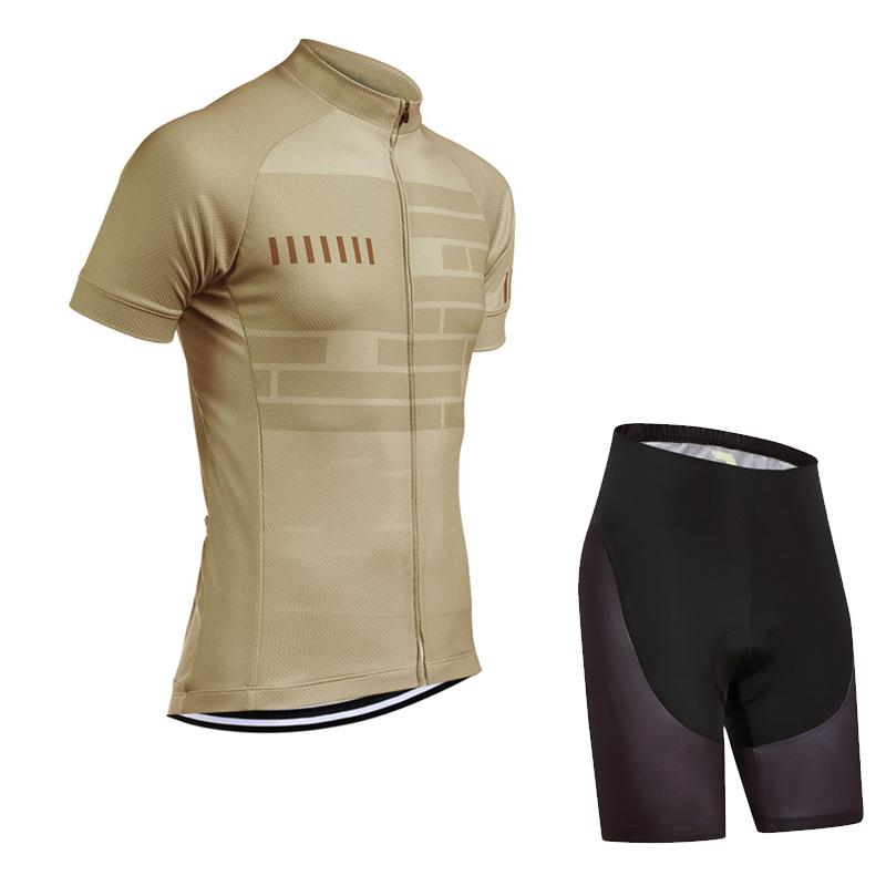 Men's Short Sleeve Cycling Jersey (Bib) Shorts DKGEMN-099