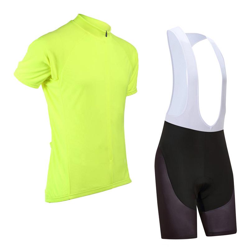 Men's Short Sleeve Cycling Jersey (Bib) Shorts DKGEMN-101