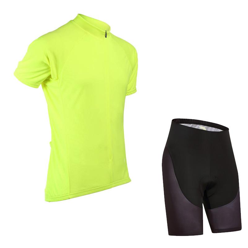 Men's Short Sleeve Cycling Jersey (Bib) Shorts DKGEMN-101