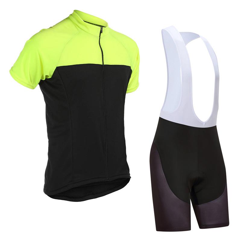 Men's Short Sleeve Cycling Jersey (Bib) Shorts DKGEMN-106