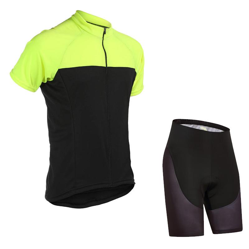 Men's Short Sleeve Cycling Jersey (Bib) Shorts DKGEMN-106