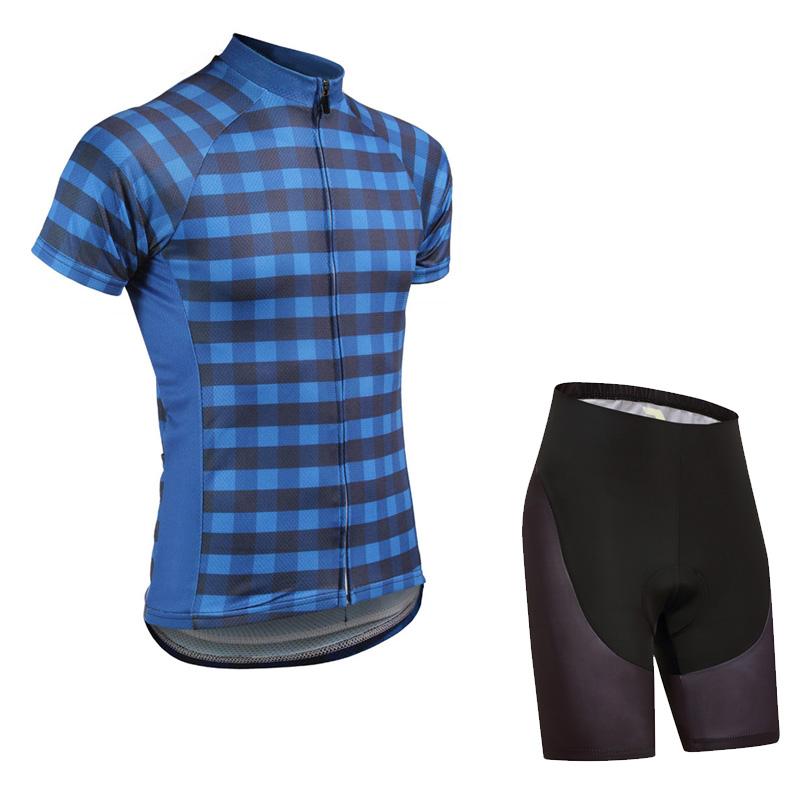 Men's Short Sleeve Cycling Jersey (Bib) Shorts DKGEMN-110