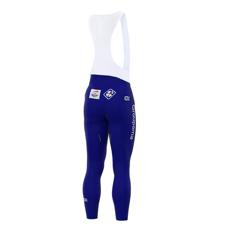GROUPAMA FDJ LONG SLEEVE JERSEY Bib Pants WHITE - BLUE - RED