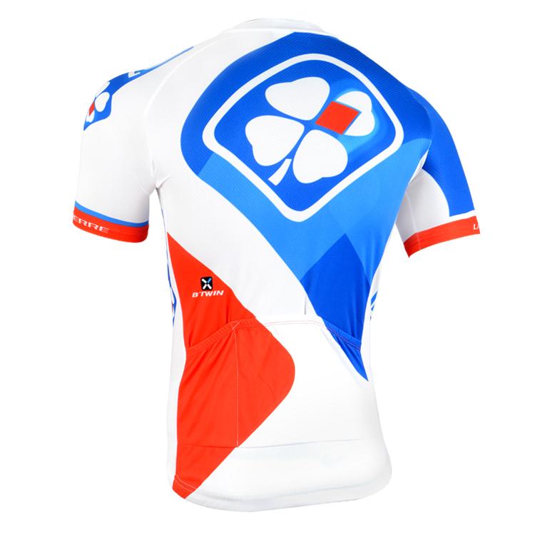 Men's Short Sleeve Cycling Jersey (Bib) Shorts FDJ-002