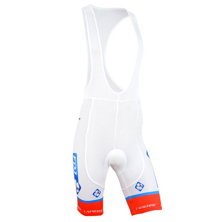 Men's Short Sleeve Cycling Jersey (Bib) Shorts FDJ-002