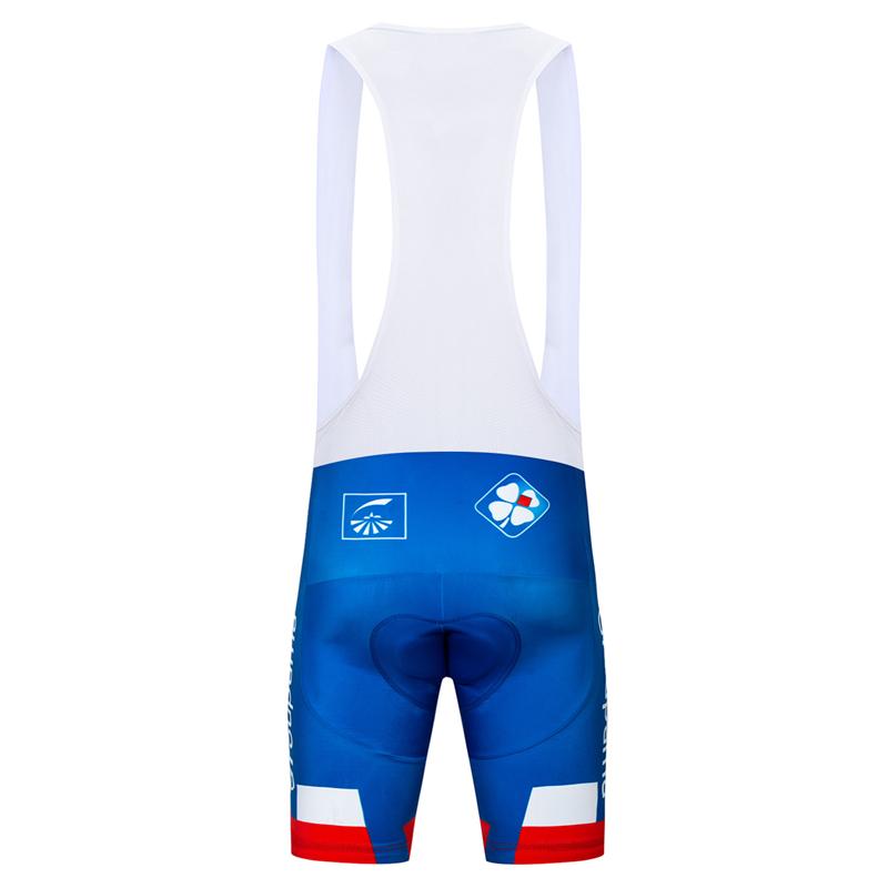 Men's Short Sleeve Cycling Jersey (Bib) Shorts FDJ-003