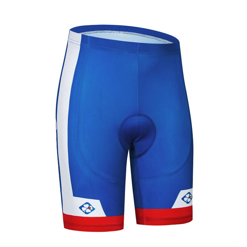 Men's Short Sleeve Cycling Jersey (Bib) Shorts FDJ-003