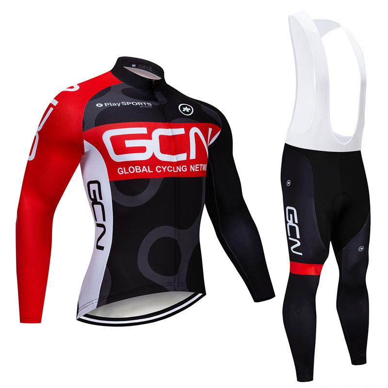 Men's long Sleeve Cycling Jersey (Bib) longs GCN-023