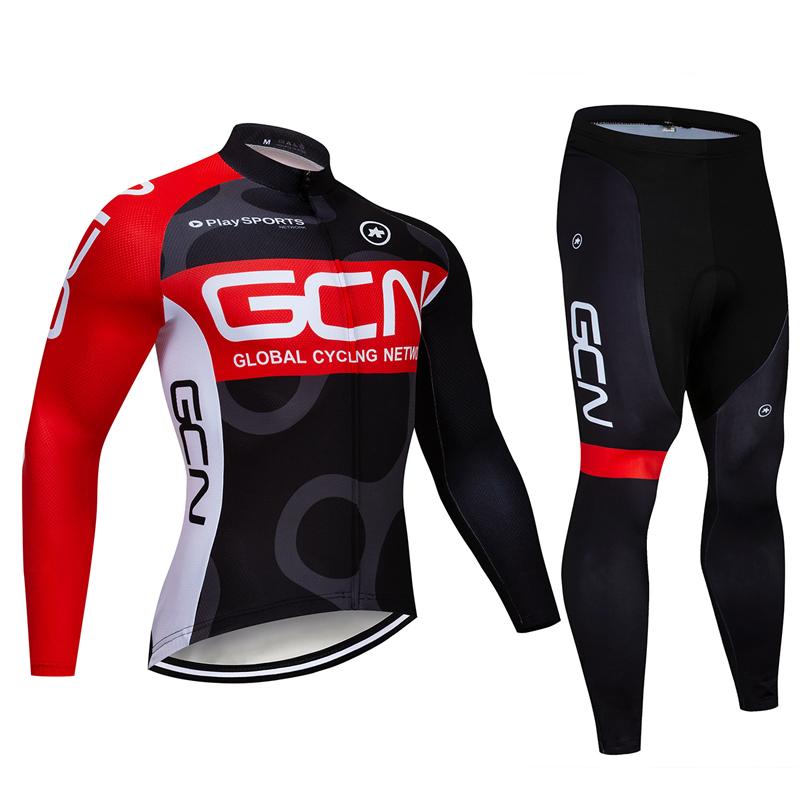 Men's long Sleeve Cycling Jersey (Bib) longs GCN-023