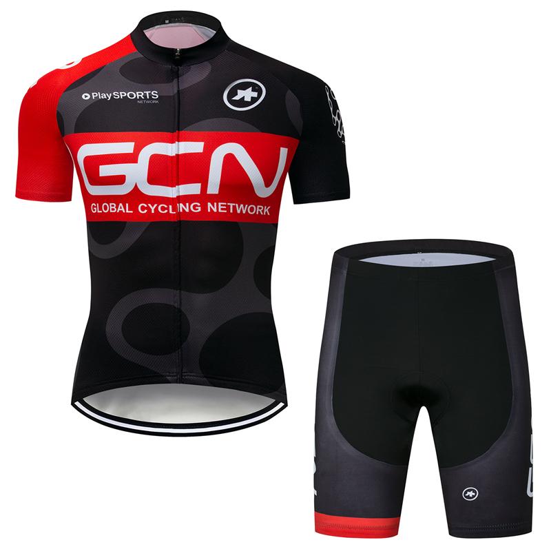 Men's Short Sleeve Cycling Jersey (Bib) Shorts GCN-002