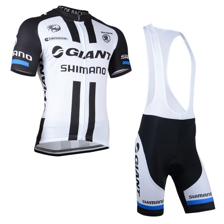 Men's Short Sleeve Cycling Jersey (Bib) Shorts GIANT-002