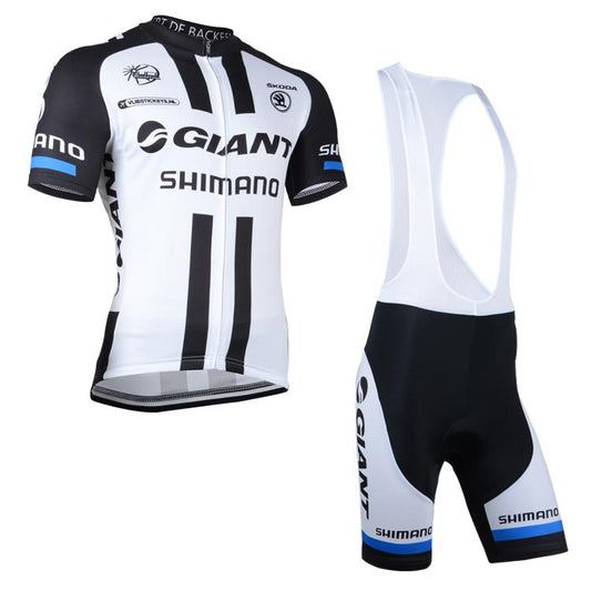 Men's Short Sleeve Cycling Jersey (Bib) Shorts GIANT-002