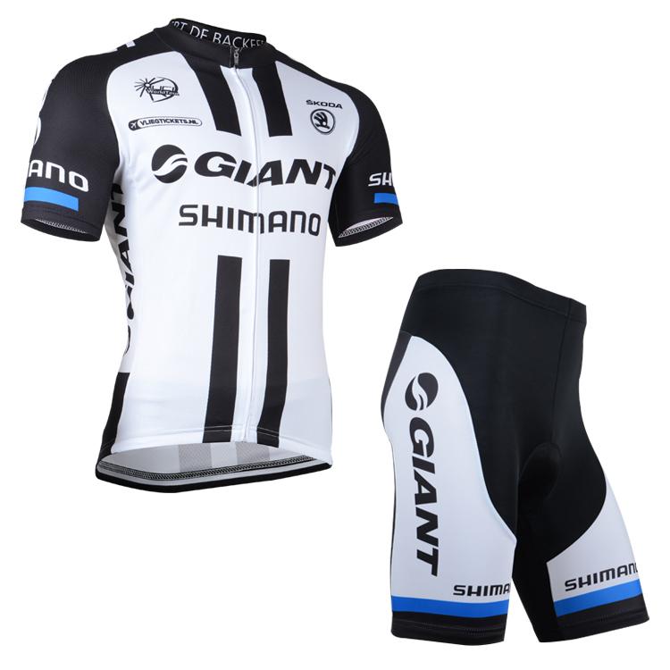 Men's Short Sleeve Cycling Jersey (Bib) Shorts GIANT-002