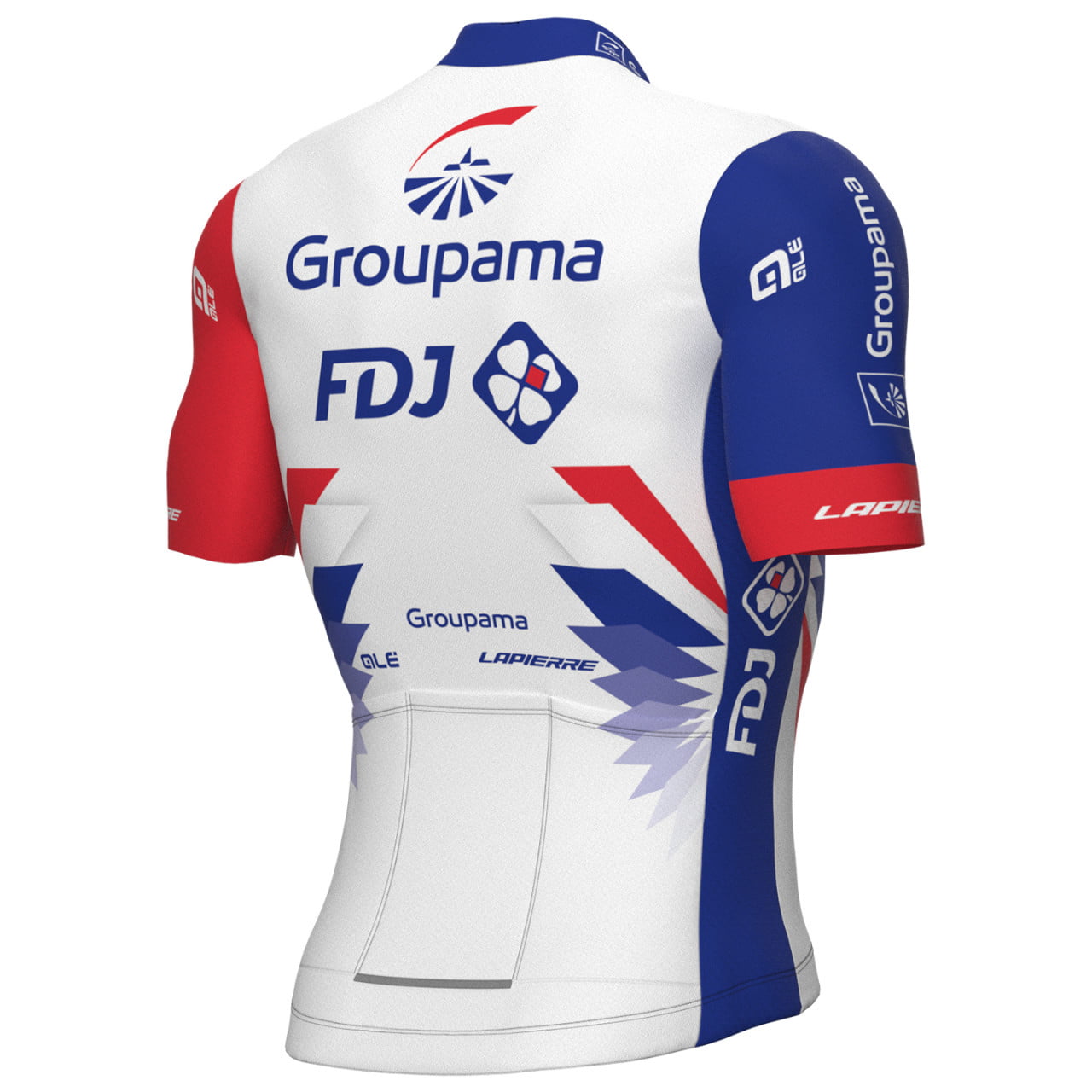 Men's Short Sleeve Cycling Jersey (Bib) Shorts FDJ-2022-001-AC