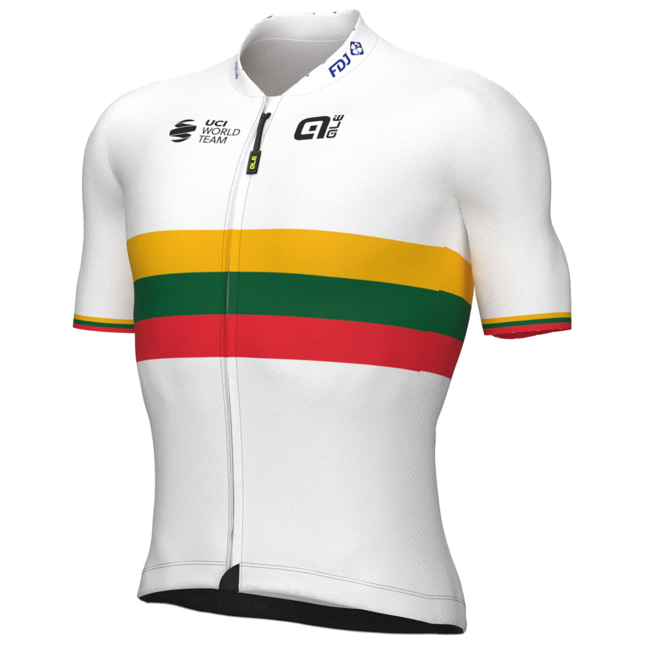 Men's Short Sleeve Cycling Jersey (Bib) Shorts FDJ-2022-002-AC