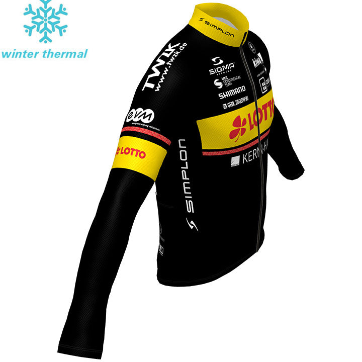 TEAM LOTTO - KERNHAUS Long Sleeve Cycling Jersey Bib Pants