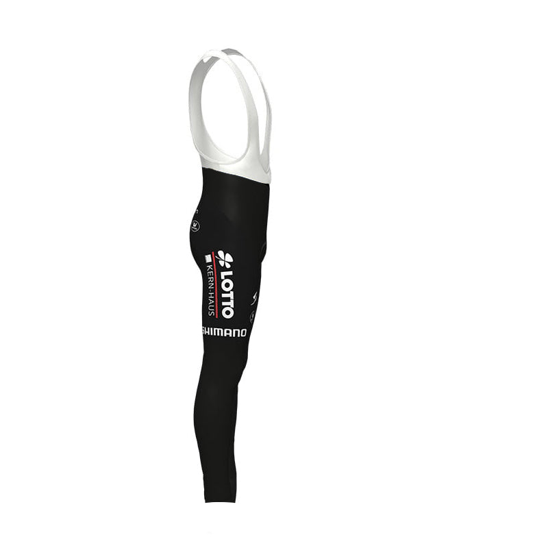 TEAM LOTTO - KERNHAUS LONG SLEEVE JERSEY Bib Pants BLACK - YELLOW
