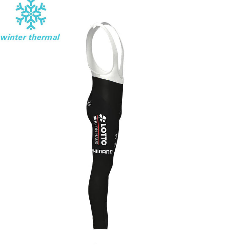 TEAM LOTTO - KERNHAUS Long Sleeve Cycling Jersey Bib Pants