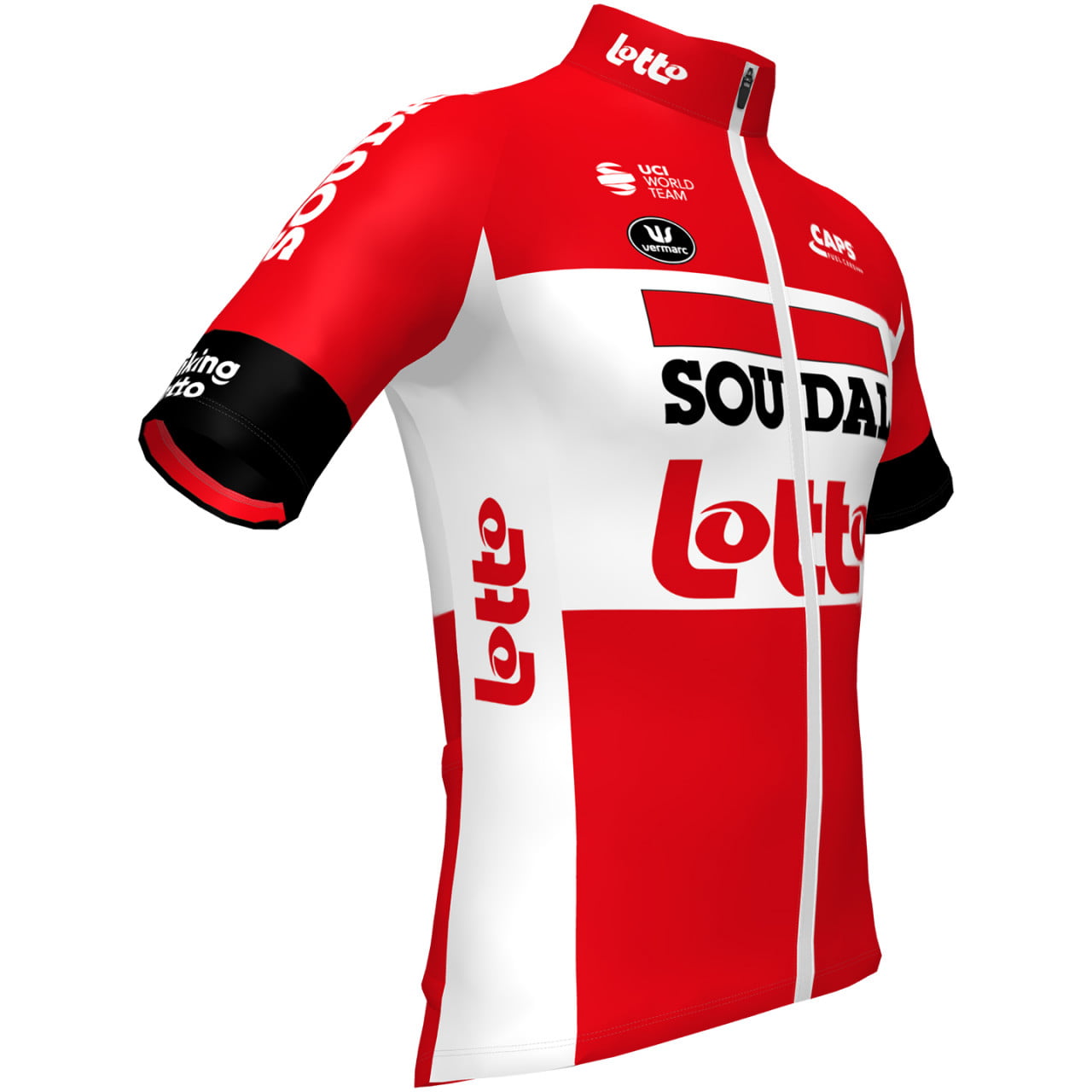 Men's Short Sleeve Cycling Jersey (Bib) Shorts Lotto-2022-001-AC