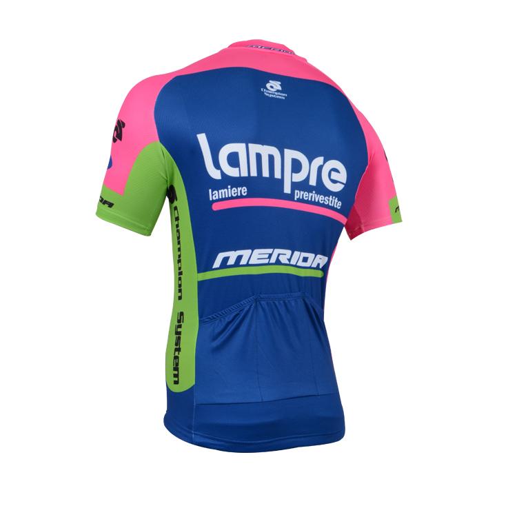 Men's Short Sleeve Cycling Jersey (Bib) Shorts Lampre-002