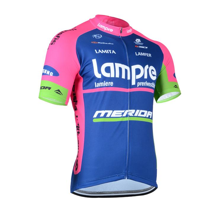 Men's Short Sleeve Cycling Jersey (Bib) Shorts Lampre-002