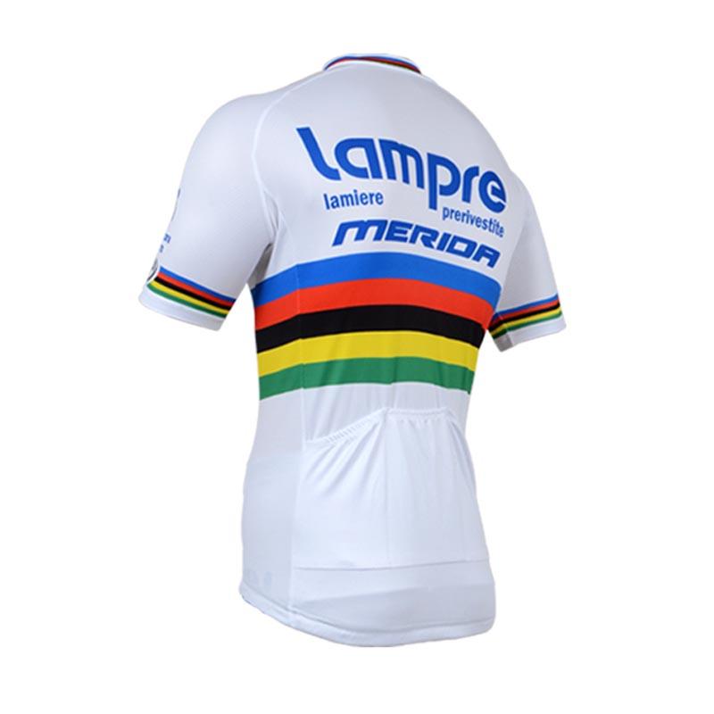 Men's Short Sleeve Cycling Jersey (Bib) Shorts Lampre-002