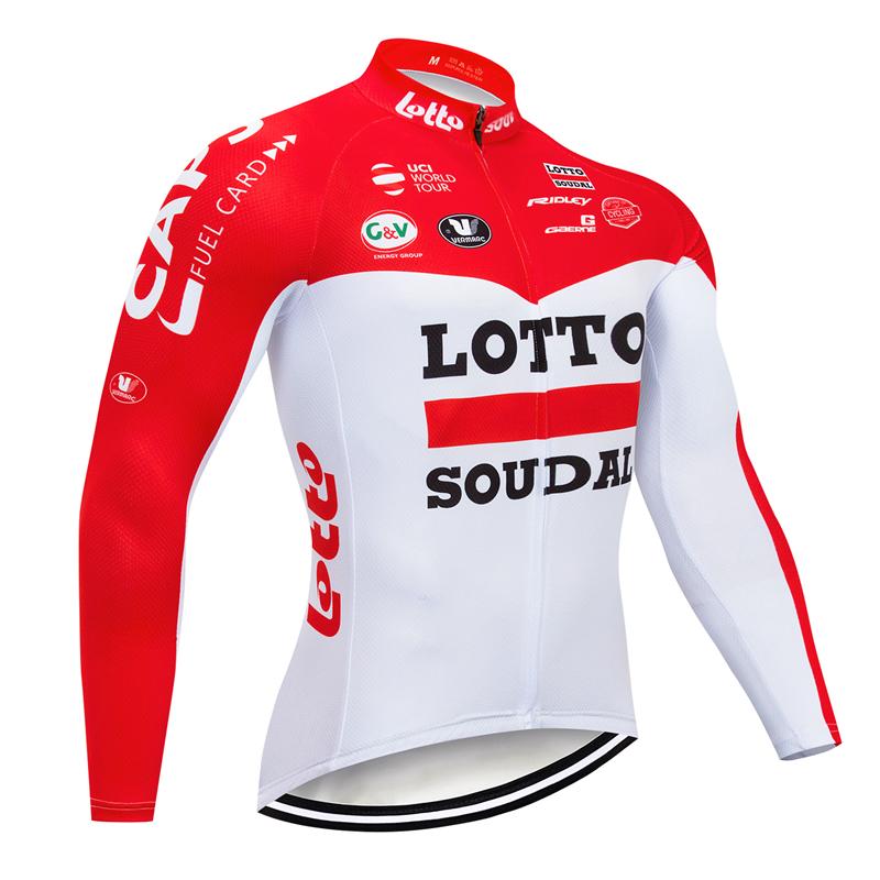 Men's long Sleeve Cycling Jersey (Bib) longs Lotto-003