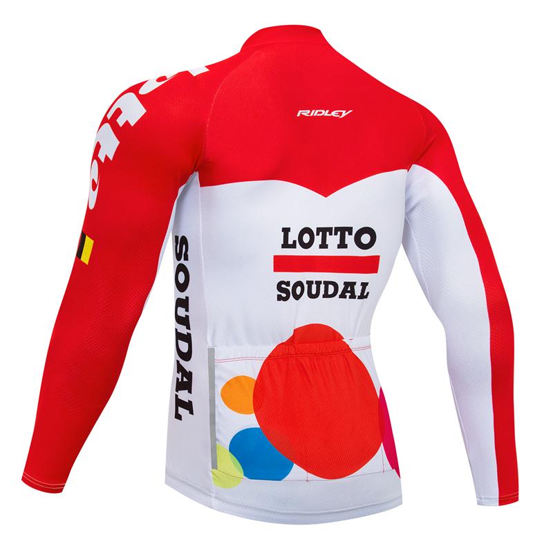 Men's long Sleeve Cycling Jersey (Bib) longs Lotto-003