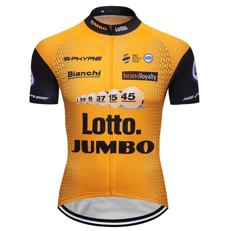 Men's Short Sleeve Cycling Jersey (Bib) Shorts Lotto-005