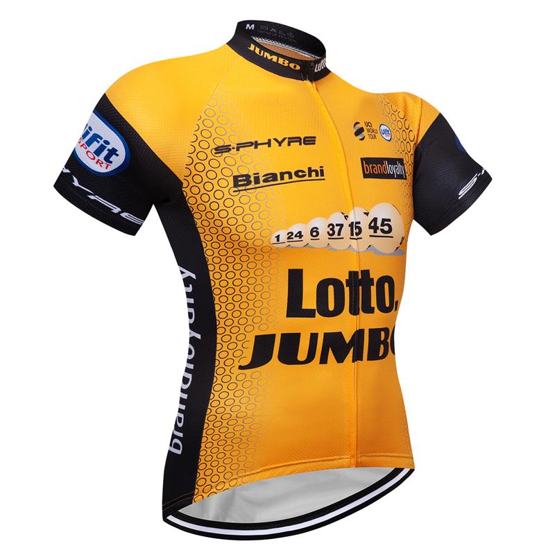 Men's Short Sleeve Cycling Jersey (Bib) Shorts Lotto-005