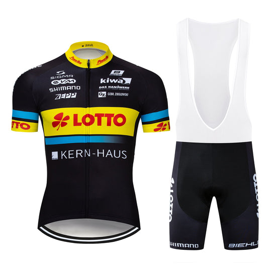 Men's Short Sleeve Cycling Jersey (Bib) Shorts Lotto-006