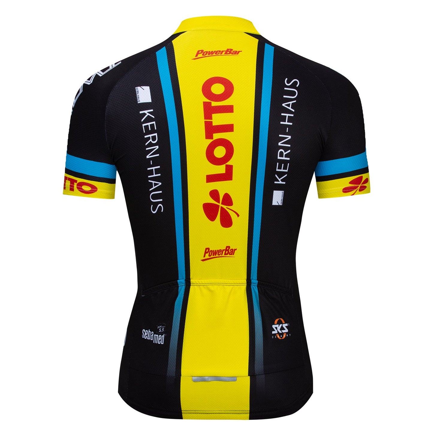 Men's Short Sleeve Cycling Jersey (Bib) Shorts Lotto-006