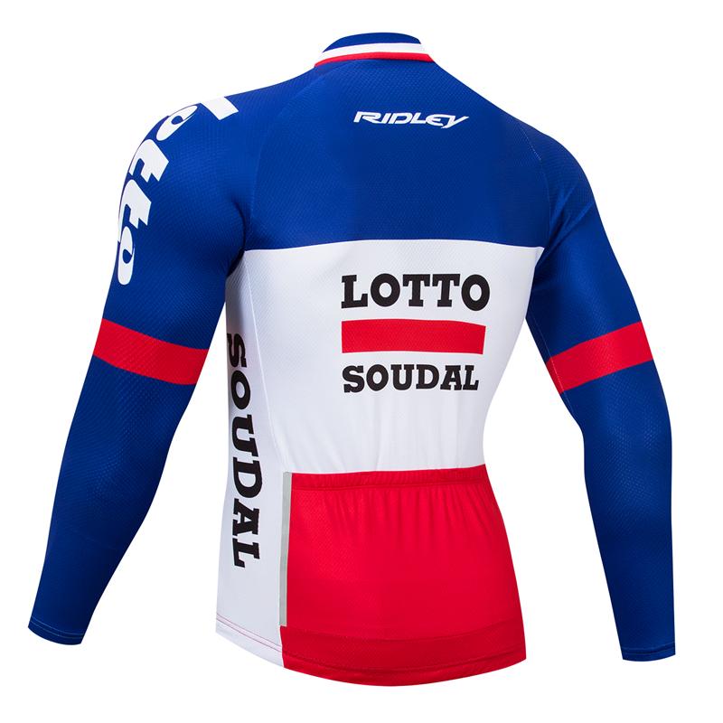 Men's long Sleeve Cycling Jersey (Bib) longs Lotto-009
