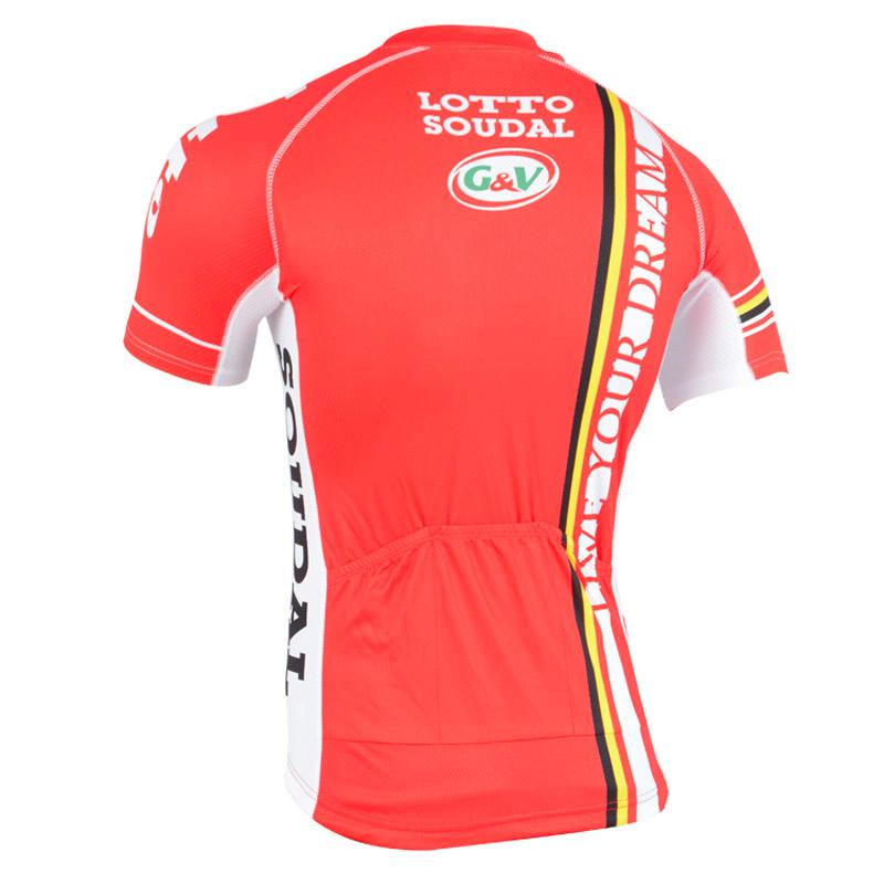 Men's Short Sleeve Cycling Jersey (Bib) Shorts Lotto-001