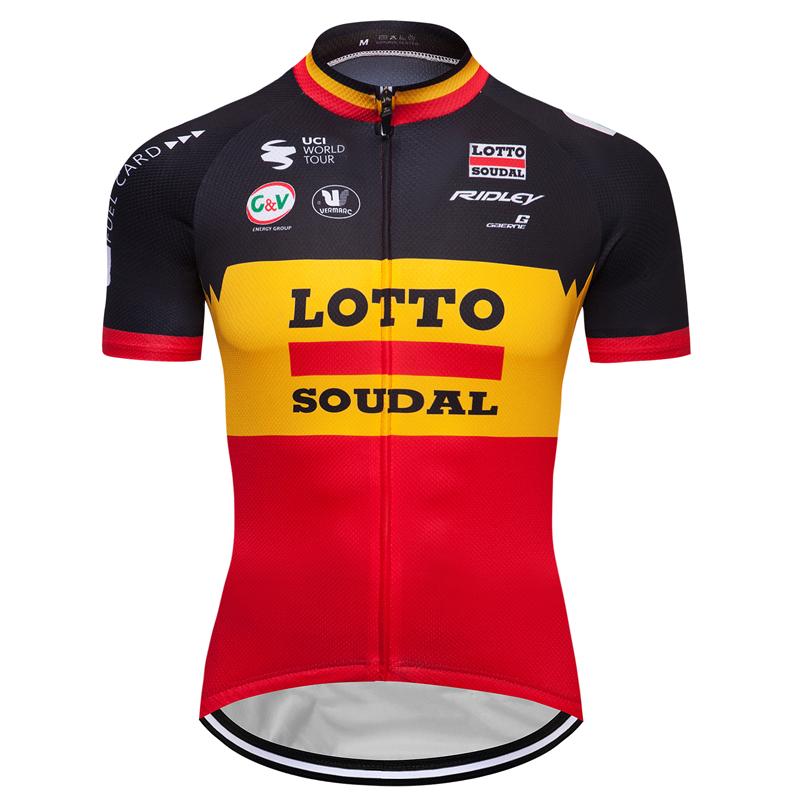 Men's Short Sleeve Cycling Jersey (Bib) Shorts Lotto-004