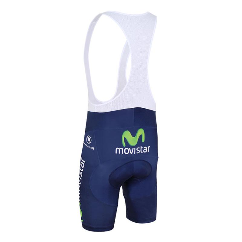 Men's Short Sleeve Cycling Jersey (Bib) Shorts MOVISTAR-001