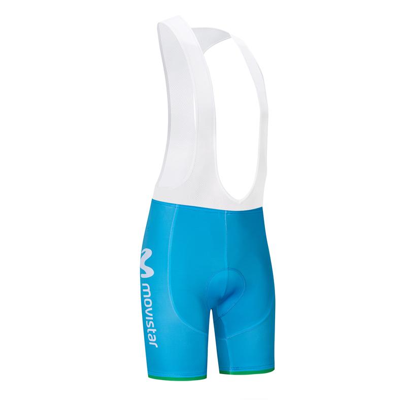 Men's Short Sleeve Cycling Jersey (Bib) Shorts MOVISTAR-003