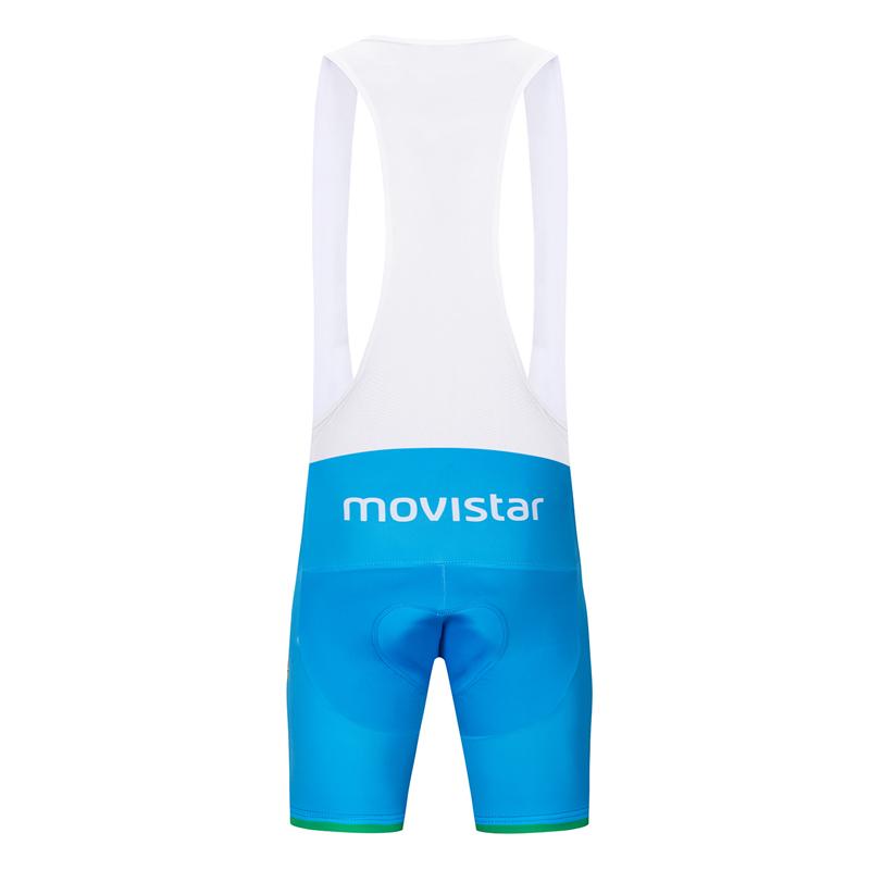 Men's Short Sleeve Cycling Jersey (Bib) Shorts MOVISTAR-003