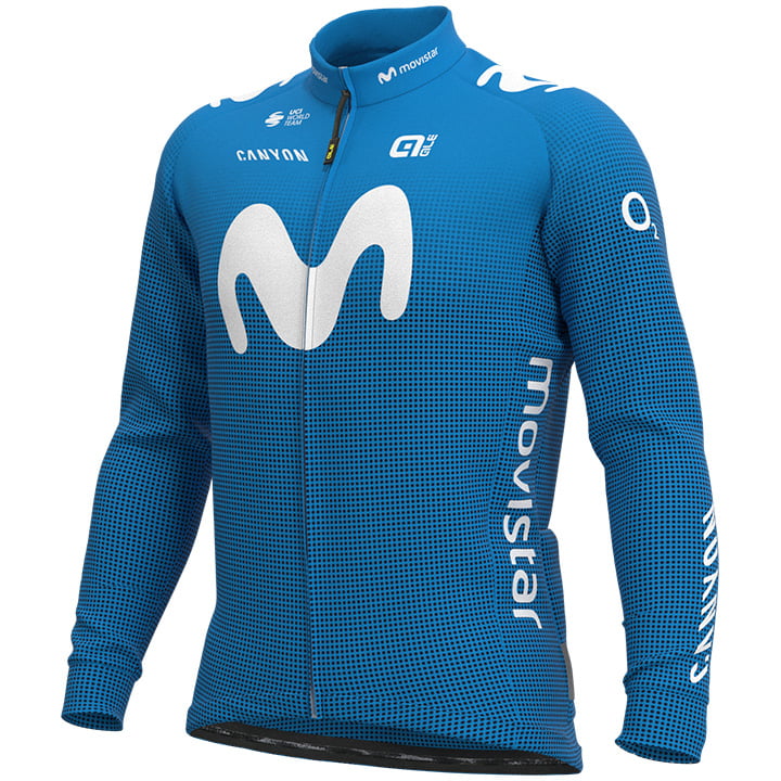 MOVISTAR TEAM LONG SLEEVE JERSEY Bib Pants BLUE