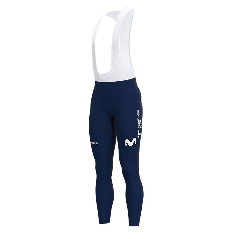 MOVISTAR TEAM LONG SLEEVE JERSEY Bib Pants BLUE