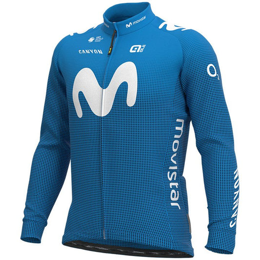 MOVISTAR TEAM LONG SLEEVE JERSEY BLUE