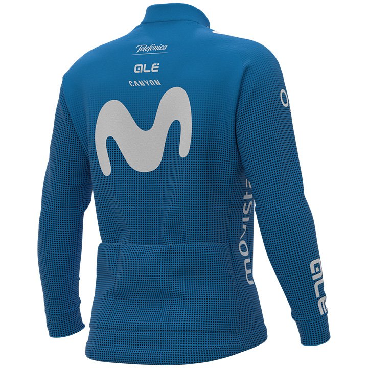 MOVISTAR TEAM LONG SLEEVE JERSEY BLUE